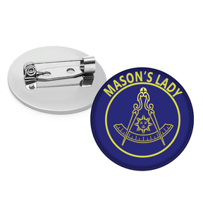 Past Master Blue Lodge California Regulation Brooch - Mason's Lady - Bricks Masons