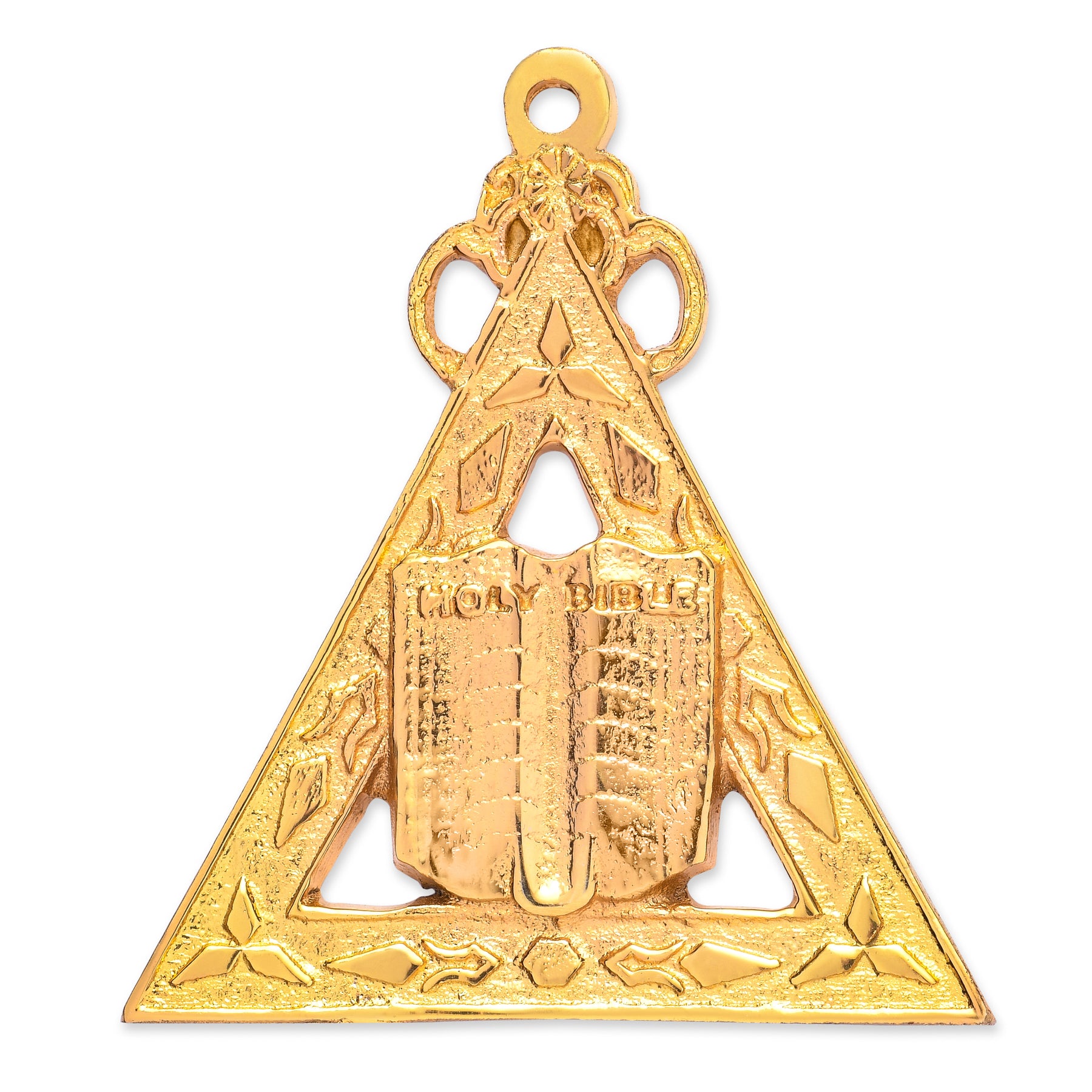 Chaplain Royal Arch Chapter Officer Collar Jewel - Gold Metal - Bricks Masons