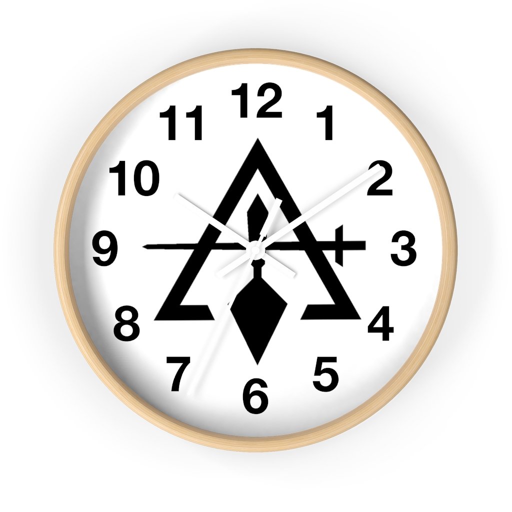 Council Clock - Wooden Frame - Bricks Masons
