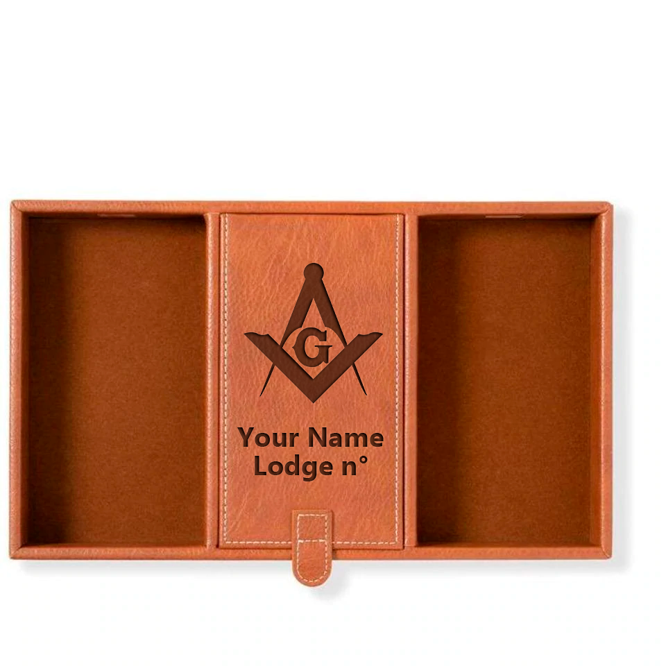 Master Mason Blue Lodge Charging Valet - Multi Device - Bricks Masons