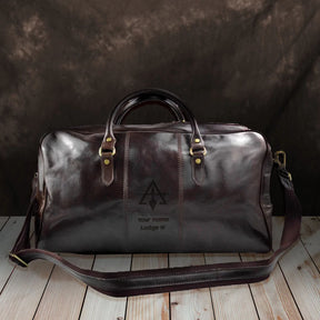 Council Travel Bag - Genuine Leather - Bricks Masons