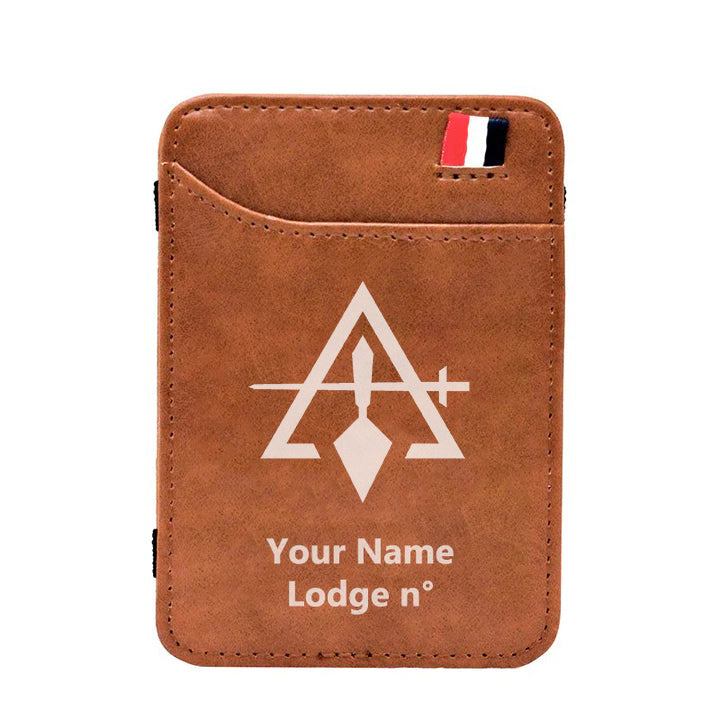 Council Wallet - Black & Brown - Bricks Masons