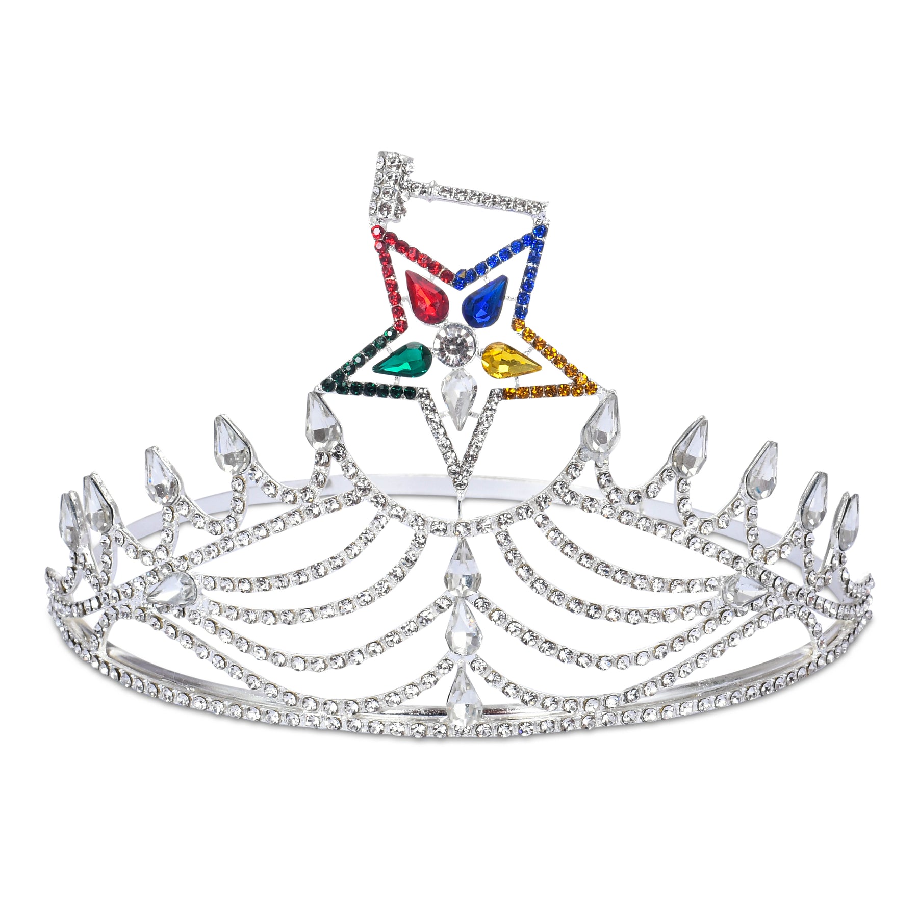Worthy Matron OES Crown - Silver - Bricks Masons