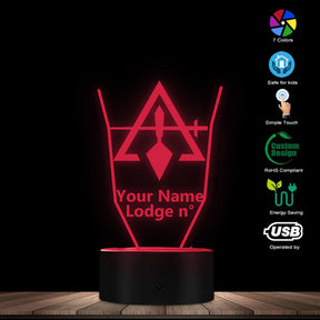 Council LED Sign - Various Colors - Bricks Masons