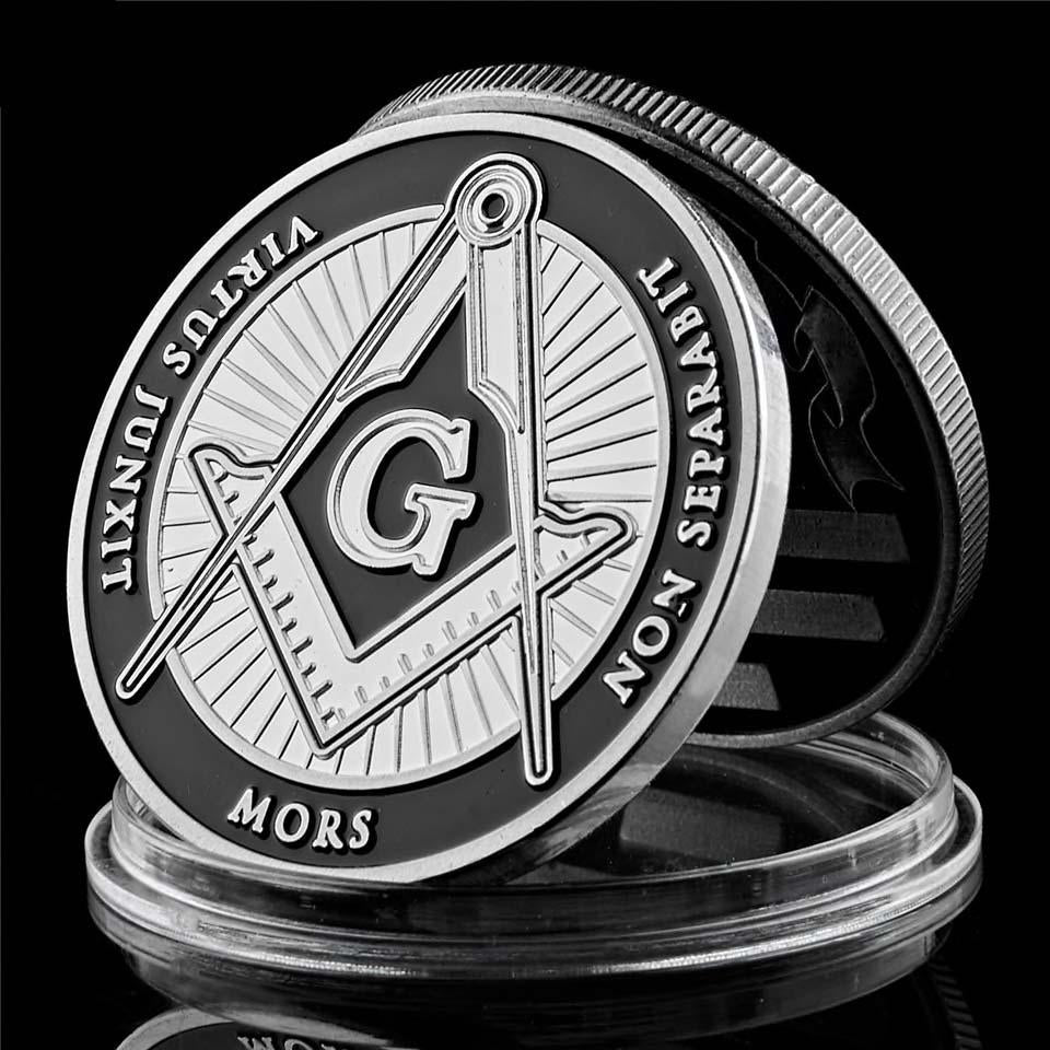 Master Mason Blue Lodge Coin - Commemorative - Bricks Masons