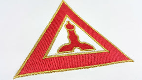 King Royal Arch Chapter Apron - Red Machine Embroidery - Bricks Masons