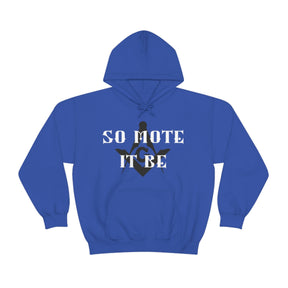 Master Mason Blue Lodge Hoodie - So Mote It Be - Bricks Masons