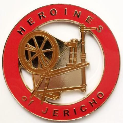 Heroines of Jericho Car Emblem - Medallion - Bricks Masons