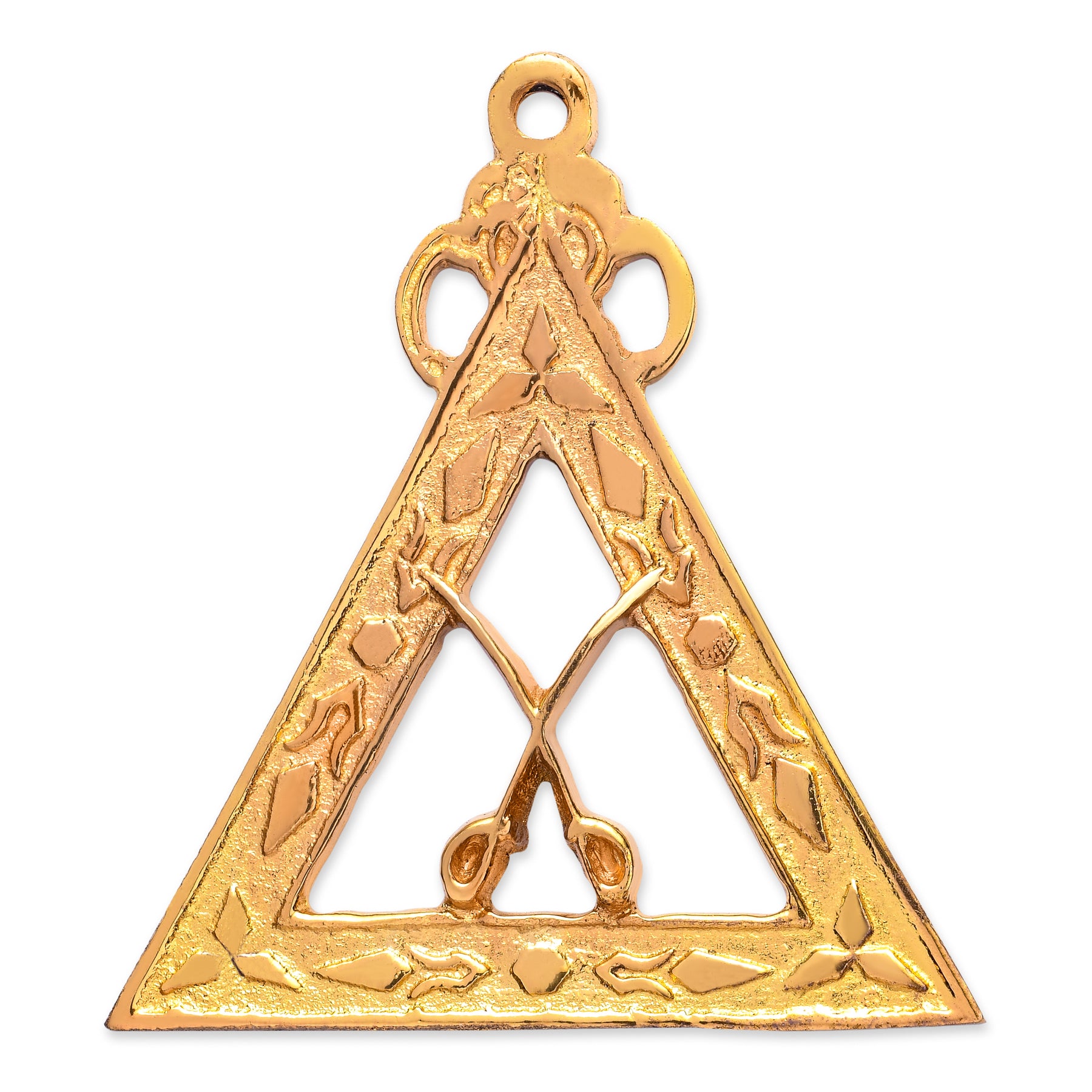 Captain Royal Arch Chapter Officer Collar Jewel - Gold Plated - Bricks Masons