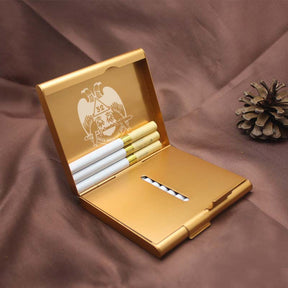 32nd Degree Scottish Rite Cigarette Case - Wings Down Various Colors - Bricks Masons