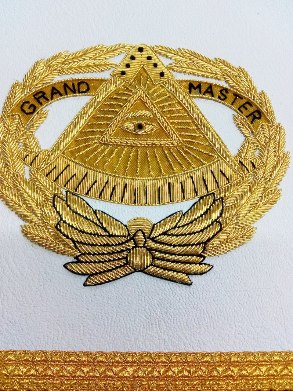 Deluxe Masonic Grand Master Apron Grand Lodge - Bricks Masons