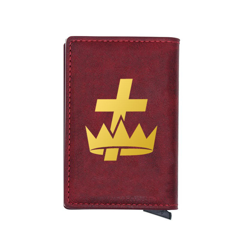 Knights Templar Commandery Wallet - Various Colors - Bricks Masons