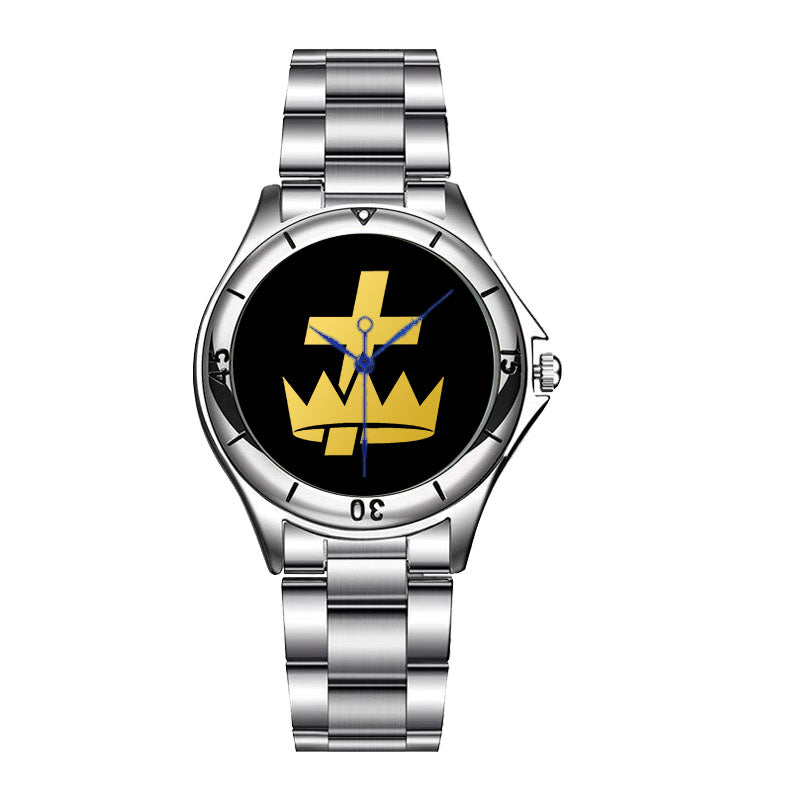 Knights Templar Commandery Wristwatch - Stainless Steel - Bricks Masons