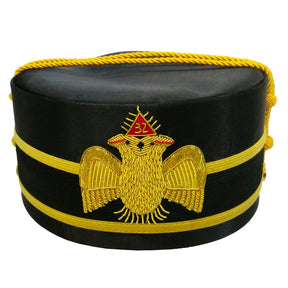 32nd Degree Scottish Rite Crown Cap - Double-Eagle Hand Embroidered - Bricks Masons