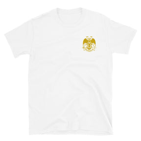 32nd Degree Scottish Rite T-Shirt - Wings Down Various Colors - Bricks Masons