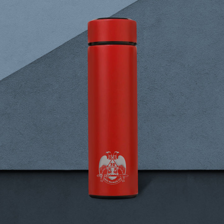 32nd Degree Scottish Rite Vacuum Flask - Wings Down Various Colors - Bricks Masons