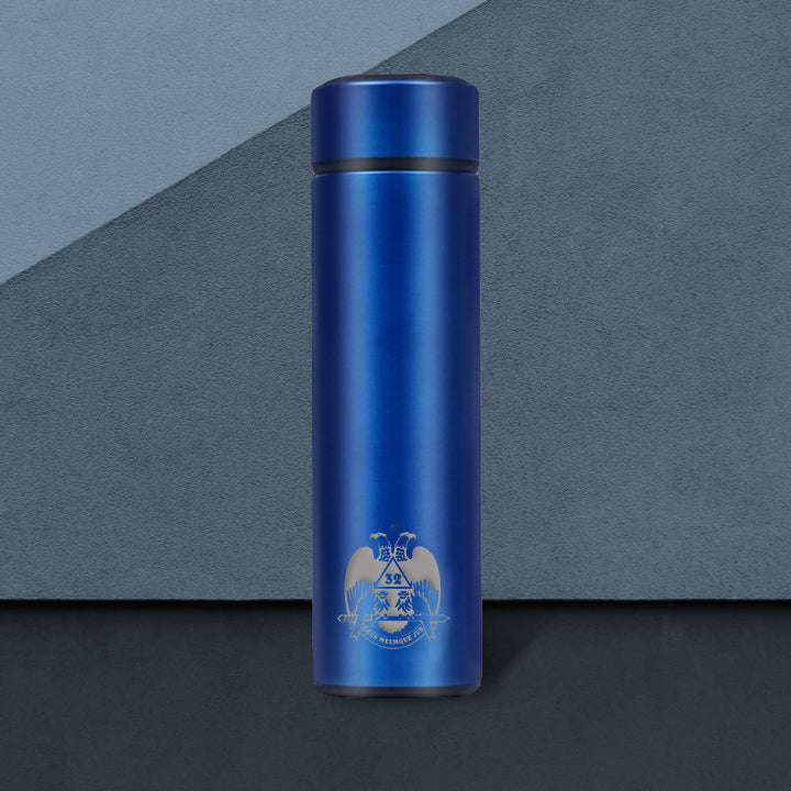 32nd Degree Scottish Rite Vacuum Flask - Wings Down Various Colors - Bricks Masons