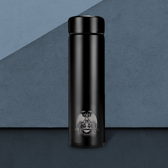 32nd Degree Scottish Rite Vacuum Flask - Wings Down Various Colors - Bricks Masons