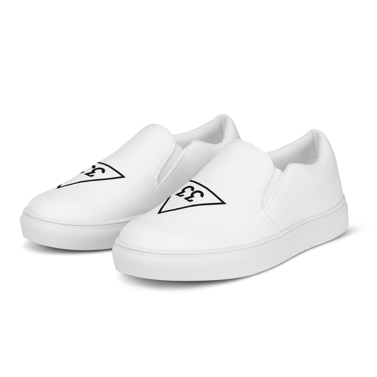 33rd Degree Scottish Rite Sneaker - Slip-on Canvas - Bricks Masons