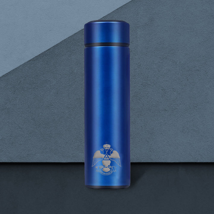 33rd Degree Scottish Rite Vacuum Flask - Wings Down Various Colors - Bricks Masons