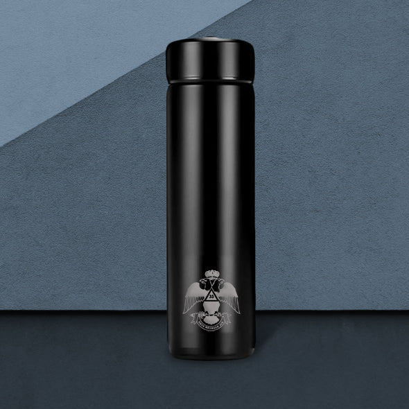 33rd Degree Scottish Rite Vacuum Flask - Wings Down Various Colors - Bricks Masons