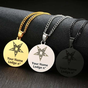 OES Necklace - Various Stainless Steel Colors - Bricks Masons