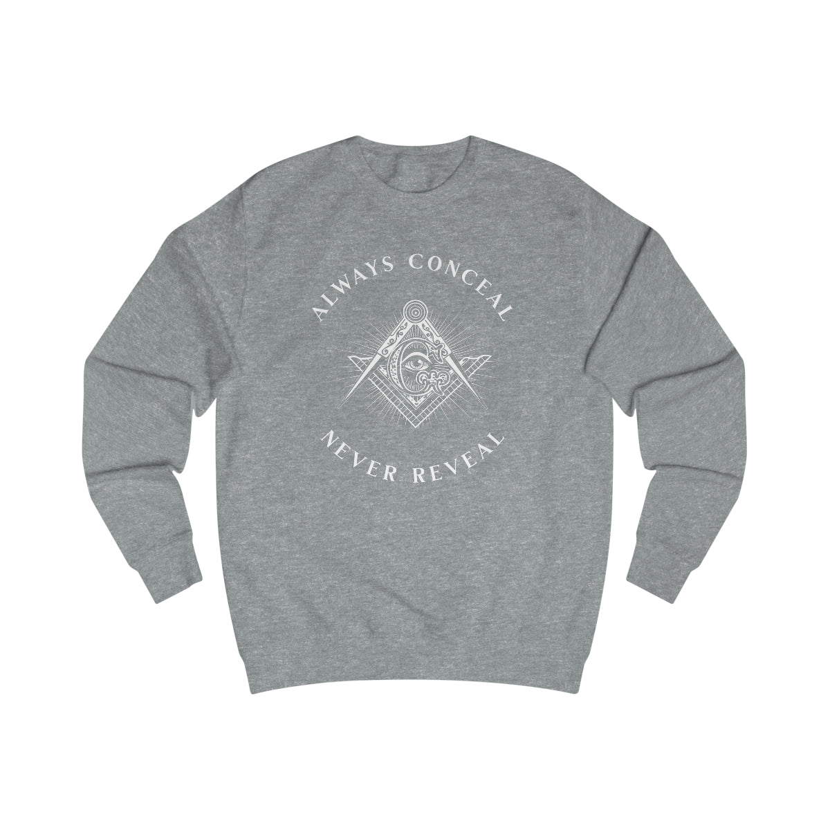 Master Mason Blue Lodge Sweatshirt - Always Conceal Never Reveal - Bricks Masons