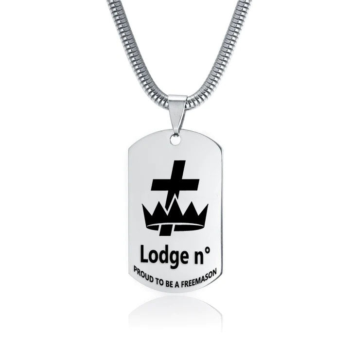 Knights Templar Commandery Necklace - (Various Colors) - Bricks Masons