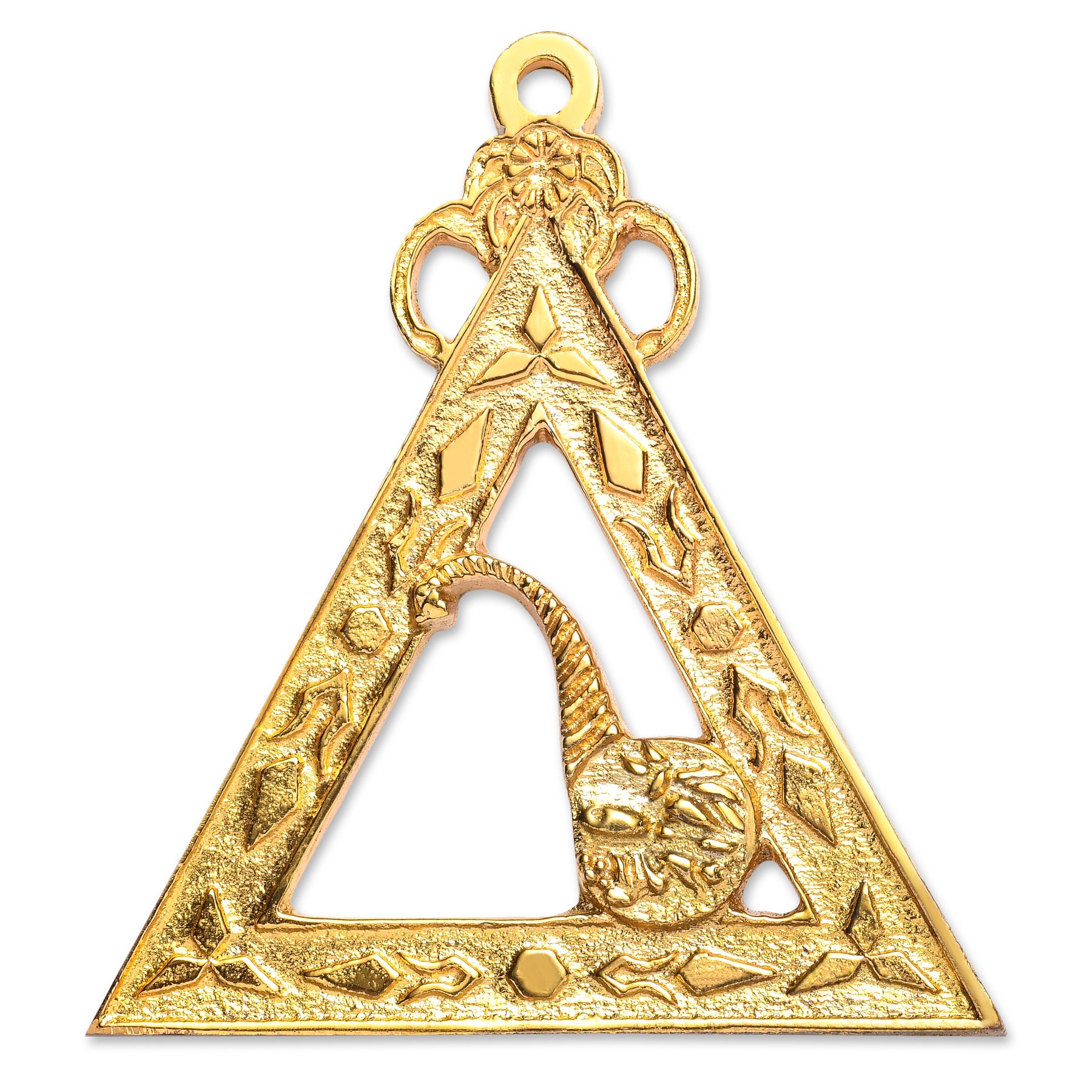 Steward Royal Arch Chapter Officer Collar Jewel - Gold Metal - Bricks Masons