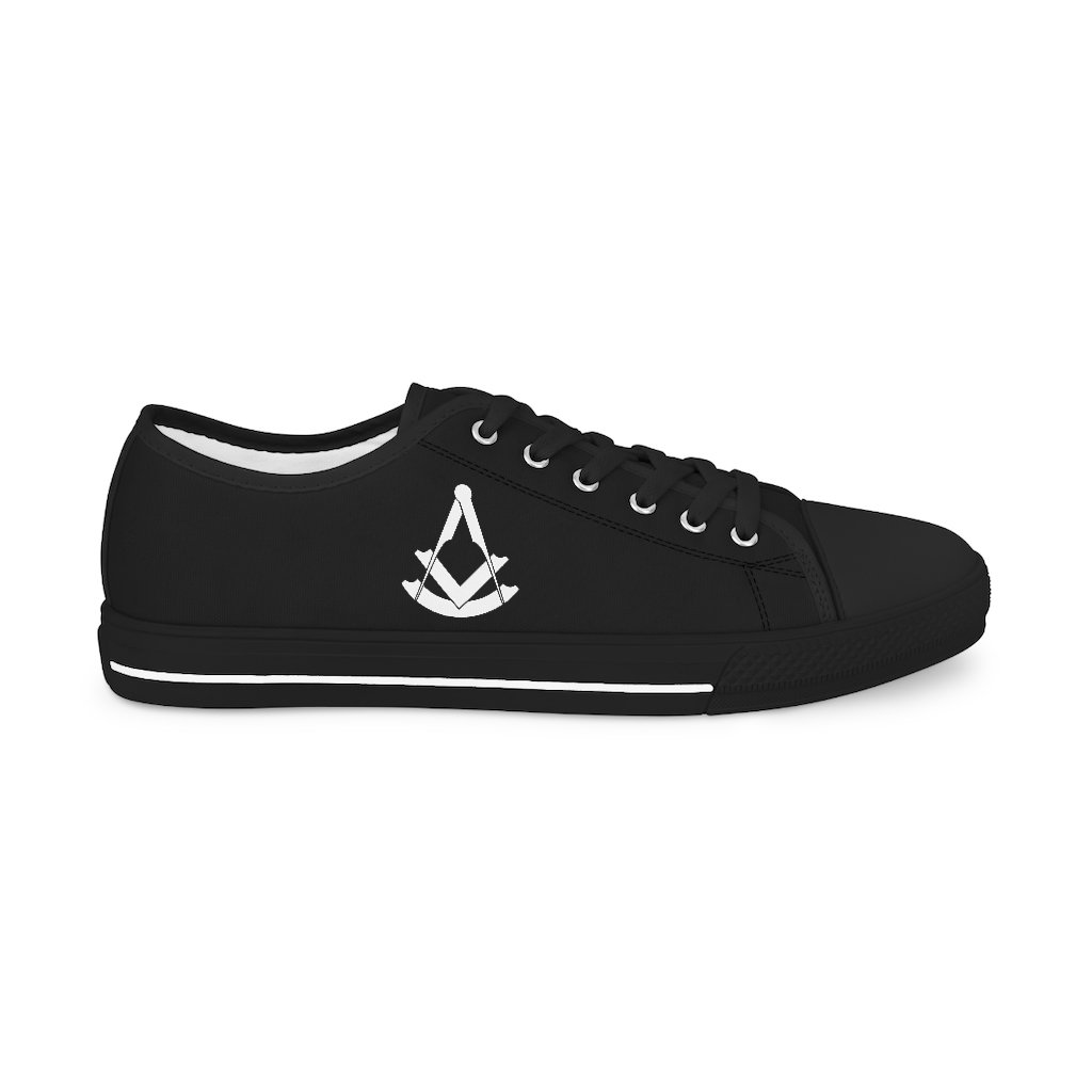 Past Master Blue Lodge Sneaker - Black & White - Bricks Masons