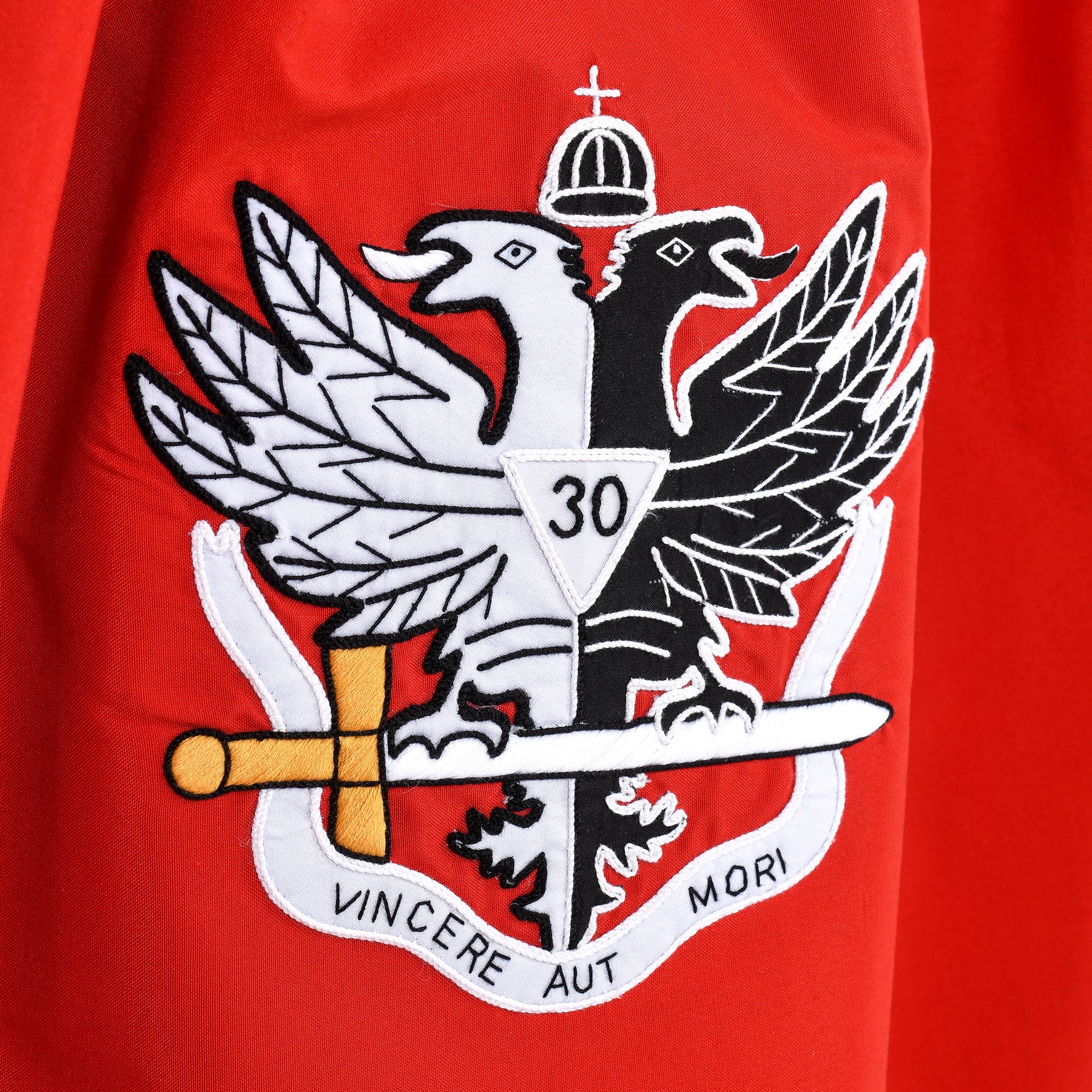 30th Degree Scottish Rite Mantle - Red With Bicephalic Eagle - Bricks Masons