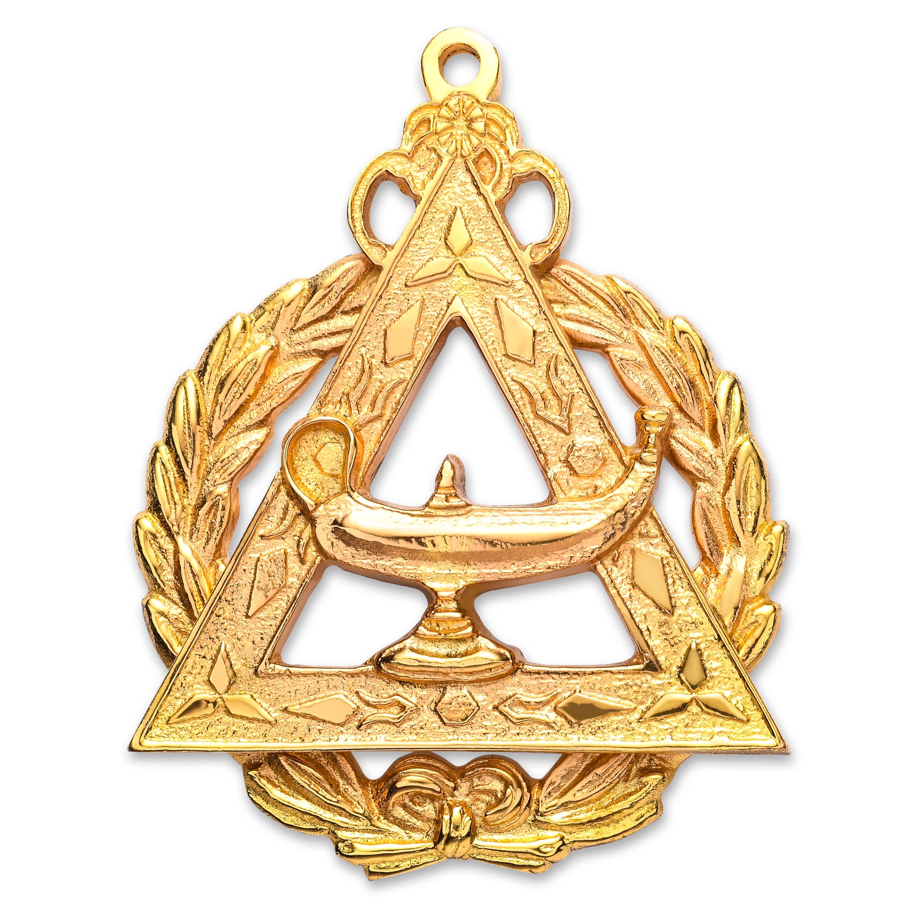 Grand Archivist Royal Arch Chapter Officer Collar Jewel - Gold Metal - Bricks Masons