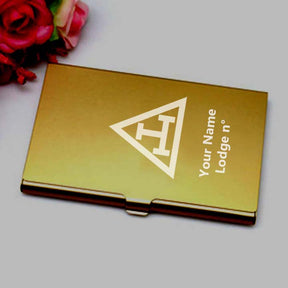 Royal Arch Chapter Business Card Holder - Various Colors - Bricks Masons