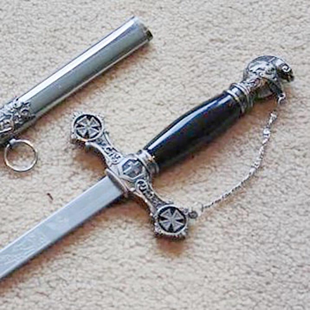 Knights of St. John Cross Masonic Sword Scabbard 38" - Bricks Masons