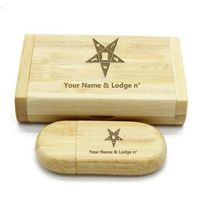 OES USB Flash Drives - Various Wood Colors - Bricks Masons