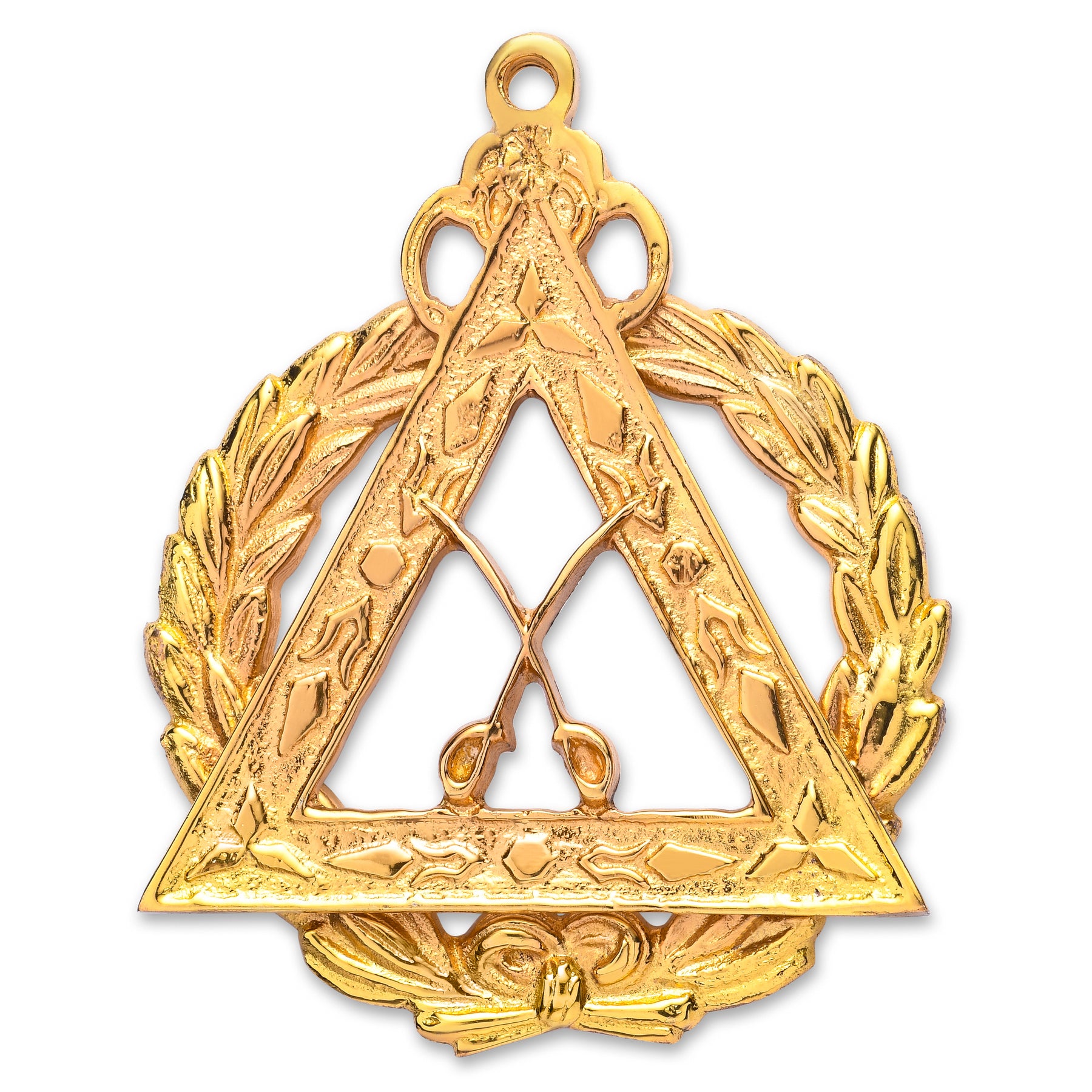 Grand Captain Royal Arch Chapter Officer Collar Jewel - Gold Plated - Bricks Masons