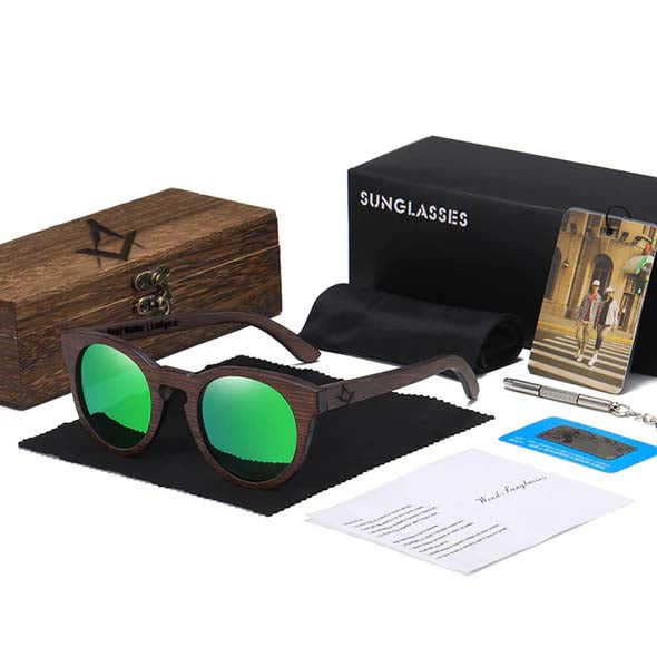 Master Mason Blue Lodge Sunglasses - Various UV Lenses Colors - Bricks Masons