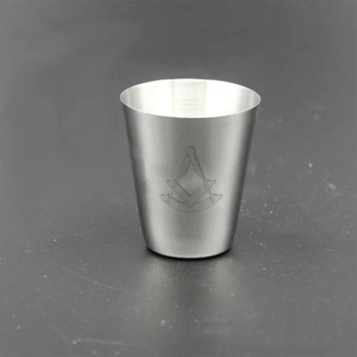Past Master Blue Lodge Cups - Stainless Steel - Bricks Masons