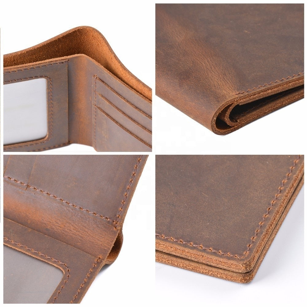 OES Wallet - Genuine Leather Bifold - Bricks Masons