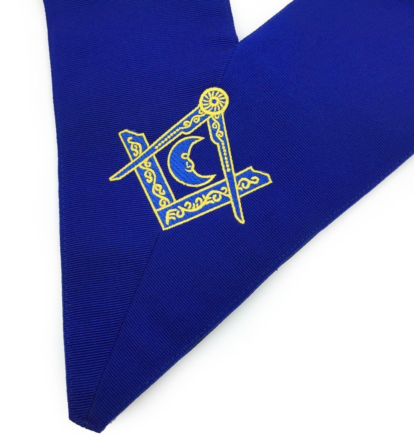 Blue Lodge Officers Collar Set of 12 Machine Embroidery Collars - Bricks Masons