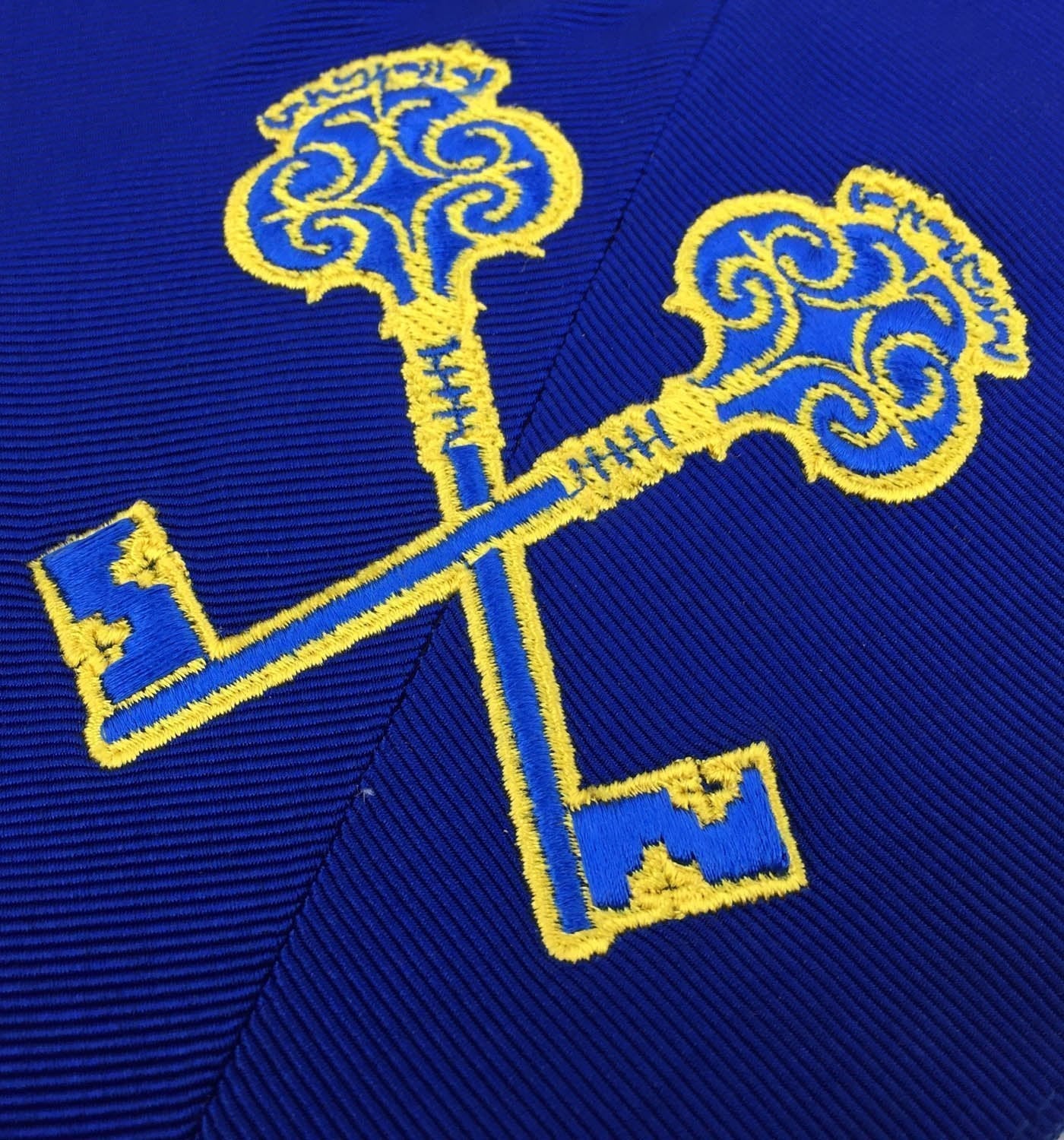 Lodge Officers Machine Embroidery Collars (1 unit) - Bricks Masons