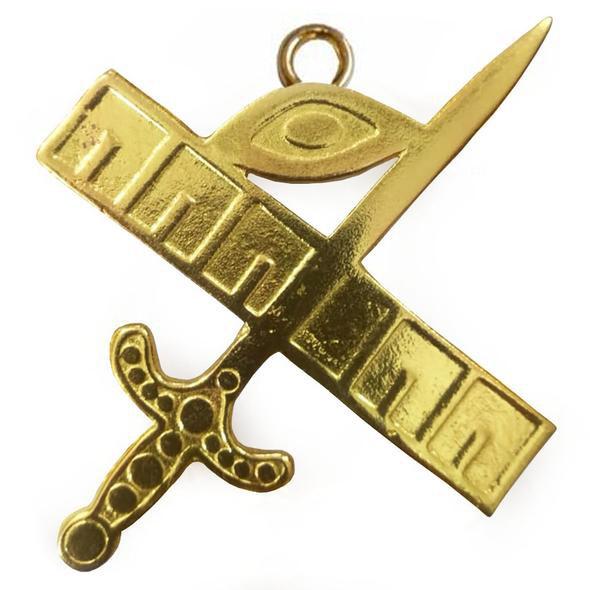 Masonic Gold Collar Jewel - Expert - Bricks Masons