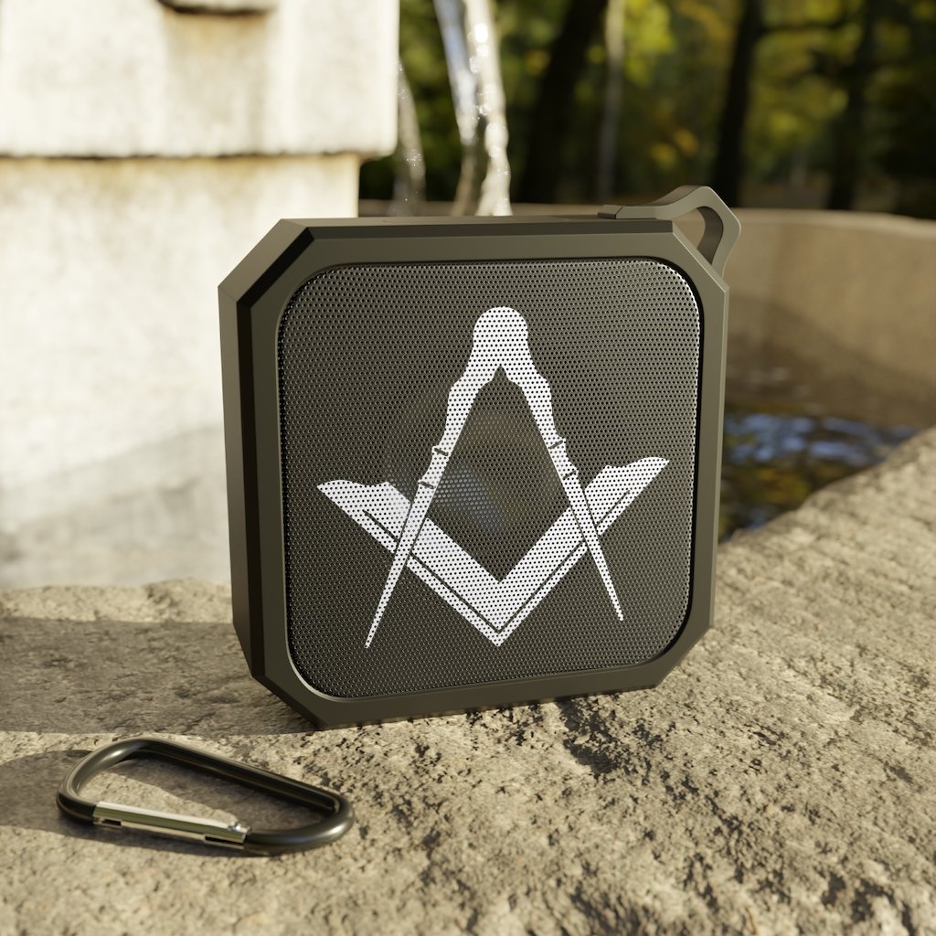 Master Mason Blue Lodge Speaker - Waterproof Square & Compass - Bricks Masons
