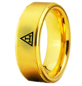 Royal Arch Chapter Ring - Gold Tungsten - Bricks Masons