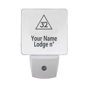 32nd Degree Scottish Rite LED Sign - 2 Pieces Plug-in - Bricks Masons