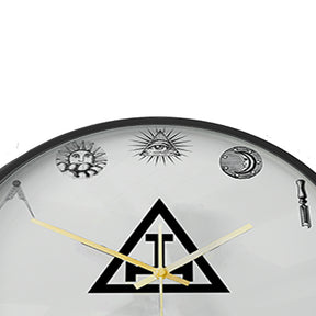 Royal Arch Chapter Clock - Frame with LED - Bricks Masons