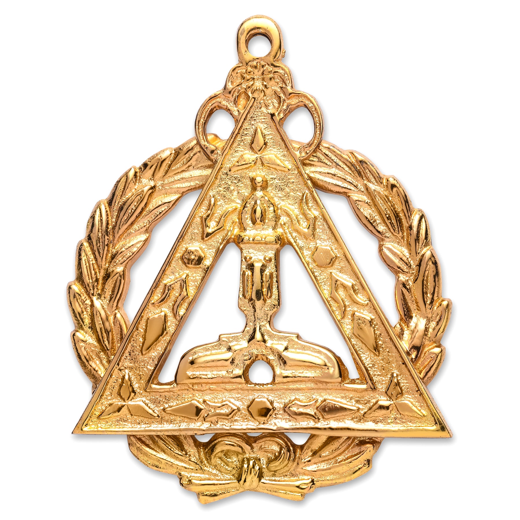 Grand King Royal Arch Chapter Officer Collar Jewel - Gold Plated - Bricks Masons