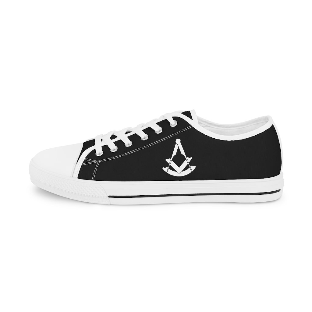 Past Master Blue Lodge Sneaker - Black & White - Bricks Masons