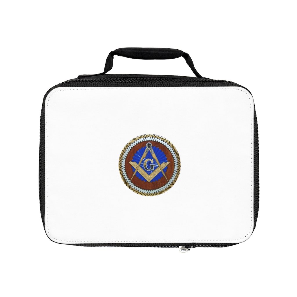 Master Mason Blue Lodge Lunch Bag - Square & Compass G - Bricks Masons