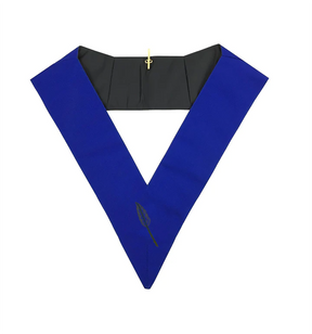Assistant Secretary Blue Lodge Collar - Royal Blue - Bricks Masons